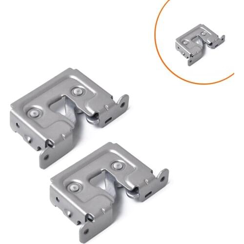 2 Pcs Front Lower Hood Lock Latch for BMW 3 5 Series E60 E90 E92 Bonnet Open Catch Lock Release Mechanism 51237008755
