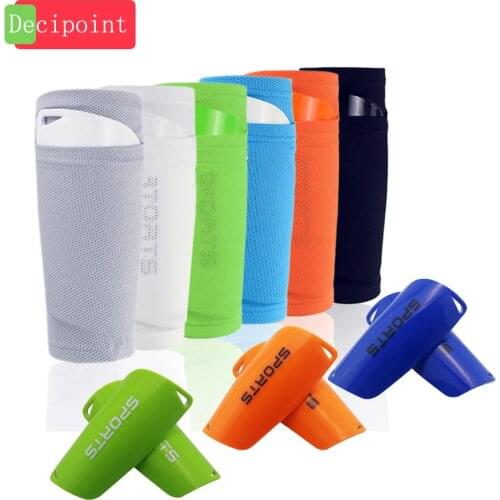 2020 Men Adult Kids Boys Football Leggings Shinguards Sleeves Sport Socks Sports Shields Protective Gear Thick EVA Sponge Pads