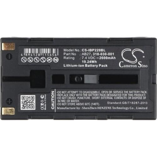 Cameron Sino 2600mAh battery for INTERMEC PB2 PB2A PB3 318-030-001 318-030-002 318-040-001 AB27 BarCode, Scanner Battery