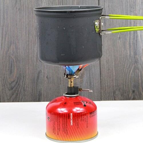 AOTU Mini Furnace Picnic Furnace Ultra Light Camping Cooker Lightweight Outdoor Cooking Stove 3000W