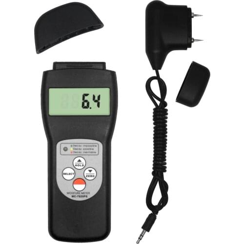 Wood Moisture Meter MC-7825PS With Pin And Search Principles Digital Moisture Tester
