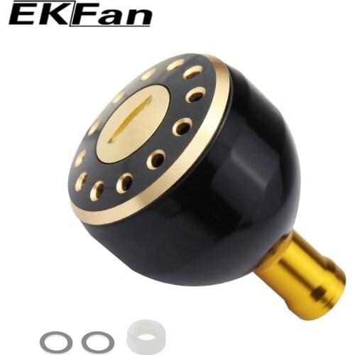 EKfan 2000 Series New Design Machined Metal Fishing Reel Handle Knobs For Bait Casting Spining Reels Fishing Tackles Accessory