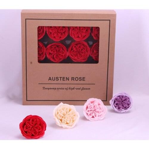 Simulation Soap Flower Rose Head DIY Gift Bouquet Material Artificial Soap Rose Flower for Valentines Day Gifts