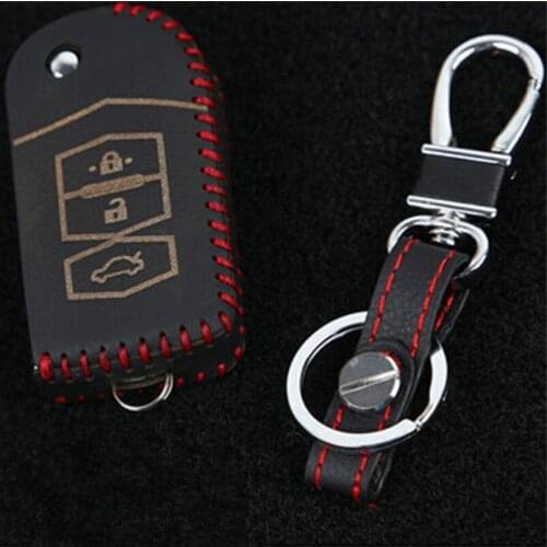 Car-styling Leather remote key cover Case for Mazda2 Mazda3 Mazda5 Mazda6 CX-5 CX-4 CX-7 CX-9 Atenza Axela , Auto accessories