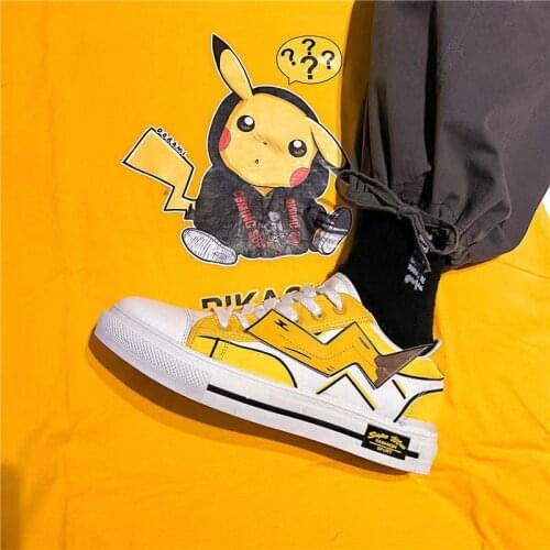 Spring and Autumn Men Men Demon Killing Anime Sneakers Fashion Hip Hop High Street Sneakers Couple Anime Shoes
