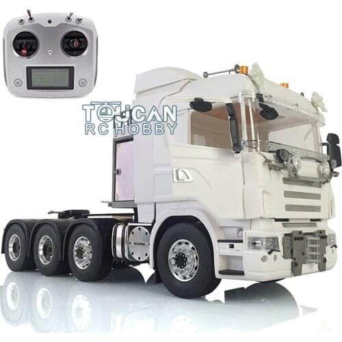 1/14 LESU Metal 8*8 Chassis Hercules Cab for DIY Scania Tractor Truck W/ Rack Radio Light THZH0995-SMT3