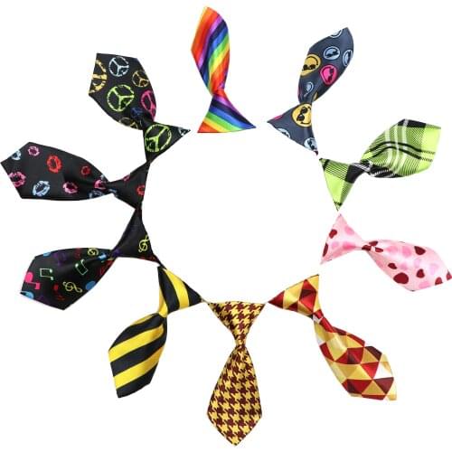 Cute Kids Pet Small Tie Bowtie Polyester Dog Cat Fancy Novety Bow Tie Colorful Butterfly Children Party Neck Cavata Accessies