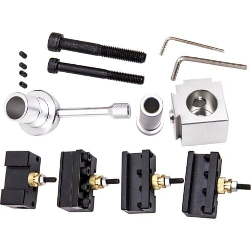 Mini Quick Change Tool Post Holder Kit Fit 7 x10,12,14" for Multifix Toolholder New