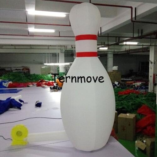 Inflatable bowling pins replica promotion products Oxford with blower inflatable sport model with your logo for advertising