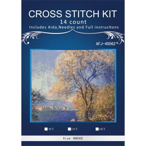 New Embroidery Counted Cross Stitch Kits Needlework - Crafts 14 ct DMC DIY Arts Handmade Decor - dream forest