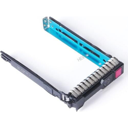 NEW 2.5'' SAS SATA HDD Caddy Bracket 651687-001 for HP G8 Gen8 Gen9 G9 DL380 DL360 DL160 DL385 2.5inch Server Tray with Chip