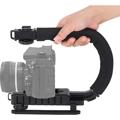 Suitable for Canon Nikon Sony digital SLR camera 3 bracket U / C bracket support handheld video action stabilizer handle Camera