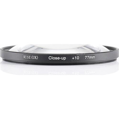 RISE(UK) 77mm Close-Up +10 Macro Lens Filter for Nikon Canon SLR DSLR Camera