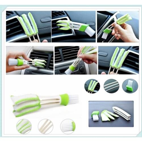 2PCS Car Air Conditioner Vent Outlet Cleaning Brush SLIT Cleaner Duster Brush for Chevrolet Cobalt Celta West Uplander Cavalier