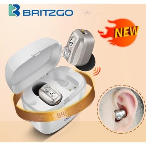 Britzgo Hearing Aid Hearing Amplifier Elderly Digital BHA-602 | Invisible, compact and comfortable