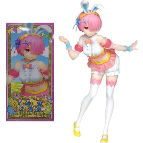 Taito Re:life In A Different World From Zero Ram Easter Garage Kit Pvc Assembly Model Western Animiation Action Figure Kids Toys