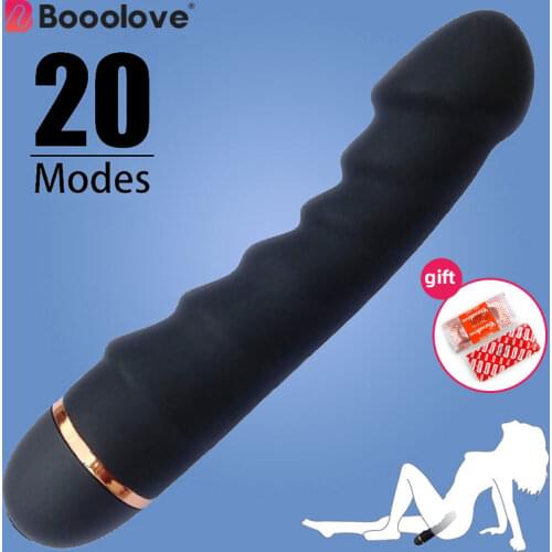 20 Modes Vibrator Sex Toys For Women Strong G Spot Vagina Vibrator Realistic Penis Soft Silicone Dildo Masturbators Adult
