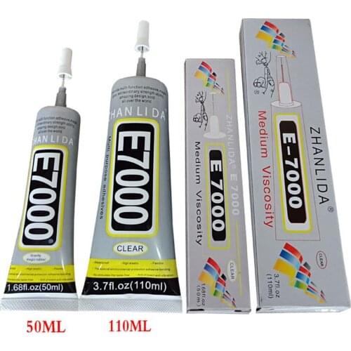 E7000 Liquid Glue 50ml/110ml More Powerful Resin Adhesive Strength Adhesive Clear Multipurpose Super Sealant Handset DIY Touch