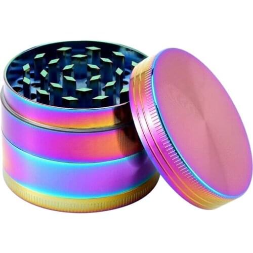 4-Layer Manual Hand Grass Spice Herb Grinder Miller Crushers Machine Herb Tobacco Weed Grinder