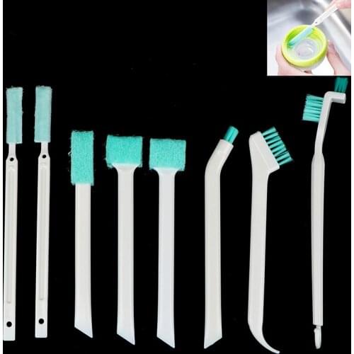 8Pc Clean Narrow Brush Long Handle Fish Tank Straw Gap Glass Tube Cleaning Brush