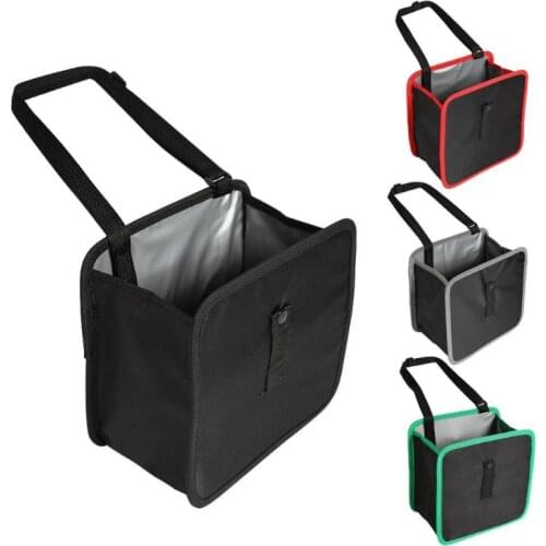 Car Seat Back Hanging Trash Bin Universal Oxford Sundries Storage Bag Auto Car Styling Organizer Seat Back Garbage Rubbish Bin