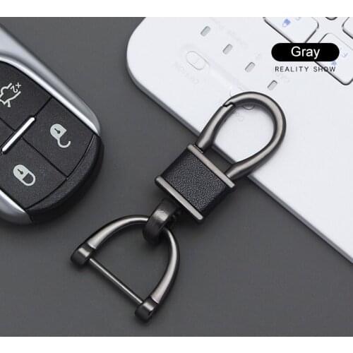 Women Men Fashion Keyrings Horseshoe Buckle Car Key Ring Chain For MAZDA MINI MITSUBISHI NISSAN OPEL PEUGEOT PORSCHE Range Rover
