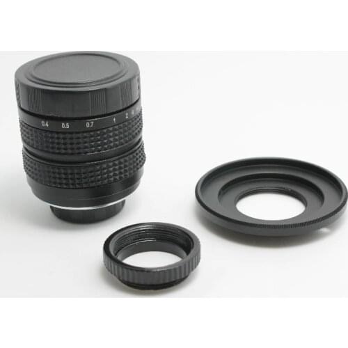 C Mount CCTV 50mm f1.4 f/1.4 Lens+ Macro Ring+ C to M4/3 Adapter EM5 GF5 GX1 GH3