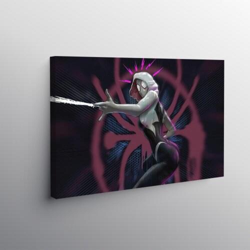 Spider Gwen Spider Sense Superhero Poster Framed Wooden Frame Canvas Painting Wall Art Decor room Study Home Decoration Prints