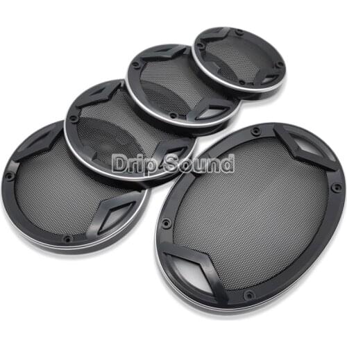 For 4"/5"/6"/6.5"/6"x9" inch Speaker Conversion Net Cover Car Audio Decorative Circle Metal Mesh Grille