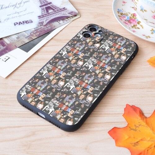 For iPhone George Michael Colourful Montage Signed Pop Art Style Design Print Soft Matt Apple iPhone Case