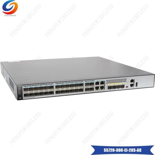 HOT Original S5720 series Ethernet switch S5720-36C-EI-28S-AC Network Switches HW S5720-36C-EI-28S-AC 28-port Gigabit Switches