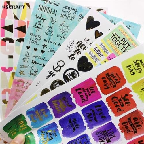 KSCRAFT Good Day Lovely Sticker set for Scrapbooking DIY Projects/Photo Album/Card Making Crafts