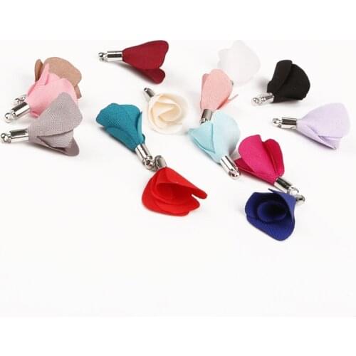 Hot 10pcs/lot 20mm Flower Tassel For Earring Necklace Keychain Straps Jewelry Charms pendants DIY Jewelry Findings Making