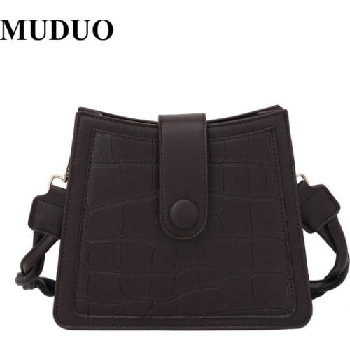 Stone Pattern Fashion Womens Messenger Bag Brand Designer Shoulder Bags High Quality PU Leather Handbag Female Crossbody Bag