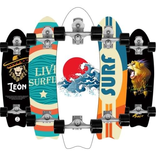 New Four-wheel Double Maple Skateboard For Adults children Teenagers Outdoor Sports Skateboard Deck Longboard Fishboard Pulley