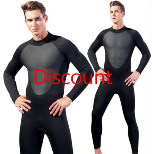 Limited time discount, 3mm thickening diving suit, mens one-piece diving, surfing clothes, floating mother, diving wet clothes