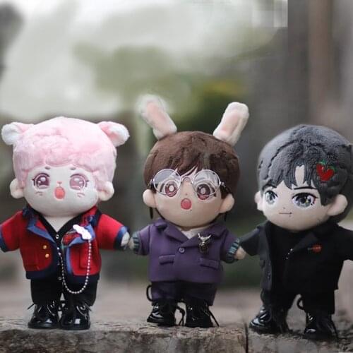 Original Anime Business Suit For 20cm Plush Doll Clothes Figure Toy Clothing Handmade Cosplay Birthday Gift C MK