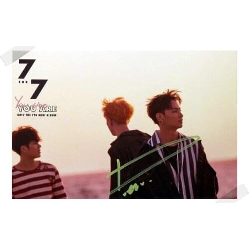 Signed GOT7 GOT 7 JB autographed photo 7 FOR 7 6 inches free shipping 102017C