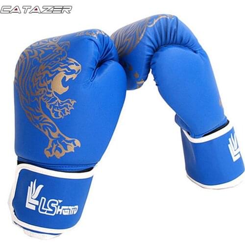PU Kick Boxing Gloves for Men Women Karate Muay Thai Guantes De Boxeo Free Fight MMA Sanda Training Adults Kids Sports Equipment