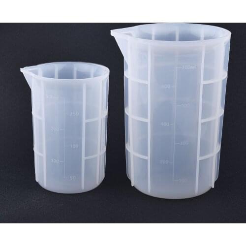 350ml 750ml Silicone Measuring Cup For Crystal Epoxy Resin Glue Resin Silicone Mould Tools Resin Jewelry Making Accessories