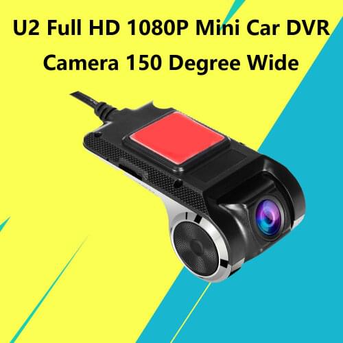 U2 Full HD 1080P Mini Car DVR Camera 150 Degree Wide Angle Lens WiFi ADAS Dashcam Auto Video Recorder G-sensor Dash Camera