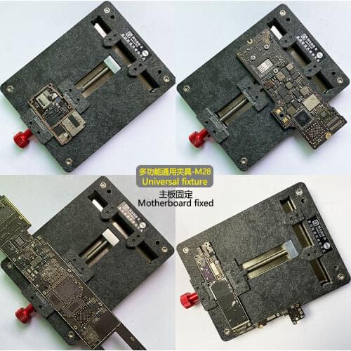 Universal Motherboard Soldering Repair Phone MAC Board Holder Jig Fixture Clip PCB Clamp Tin Plant Table Welding Tool AMAOE M28