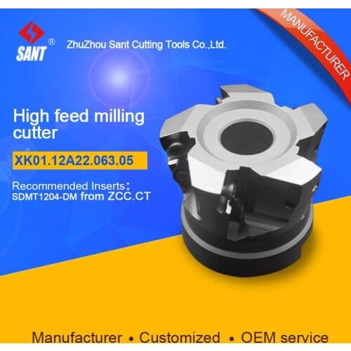 High quality milling tools witn metal inserts for CNC high speed rough machining center