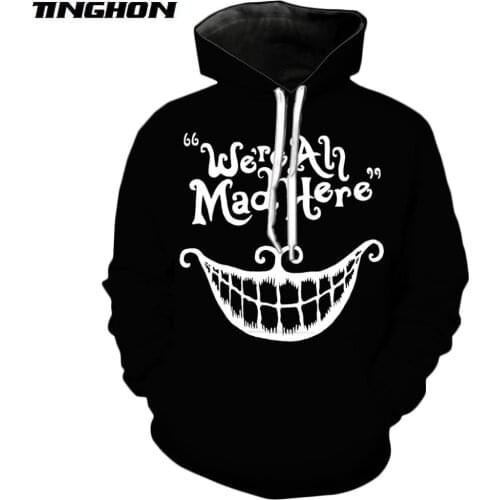 XS-7XL summer New Fashion Mens Womens T-shirt Smile letter Funny 3d Print Casual Hooded Jacket Hoodies Sweatshirts