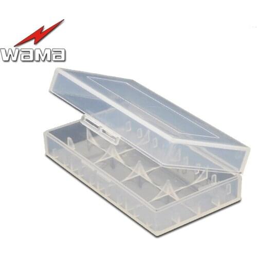 1x 18650/16340/14500 Battery Storage Box Hard Plastic Case Holder in PP Materials Protect Cells Container Wholesales