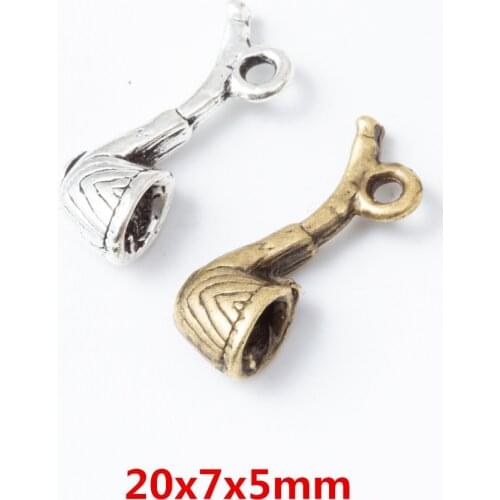 30 pcs Vintage zinc alloy charms pipe pendant DIY Bracelet Necklace metal jewelry accessories Makings 6677