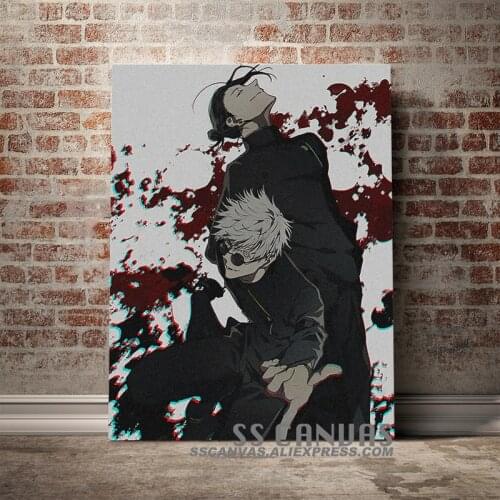 Satoru Gojo Suguru Geto Jujutsu Kaisen Anime Canvas Painting Decor Wall Art Pictures Home Living Room Decoration Prints Poster