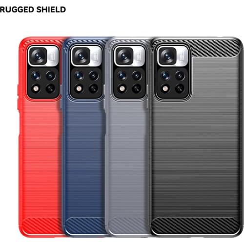 For Xiaomi Redmi 9C Case Xiaomi Poco M3 Carbon Fiber Shockproof Soft Silicone Cover for Xiaomi Redmi Note 9T 5G Redmi 9T Mi 11