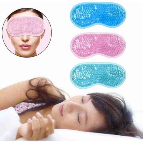 Gel Eye Mask Reusable Beads For Hot Cold Therapy Soothing Relaxing Beauty Gel Eye Mask Sleeping Ice Goggles Sleeping Mask