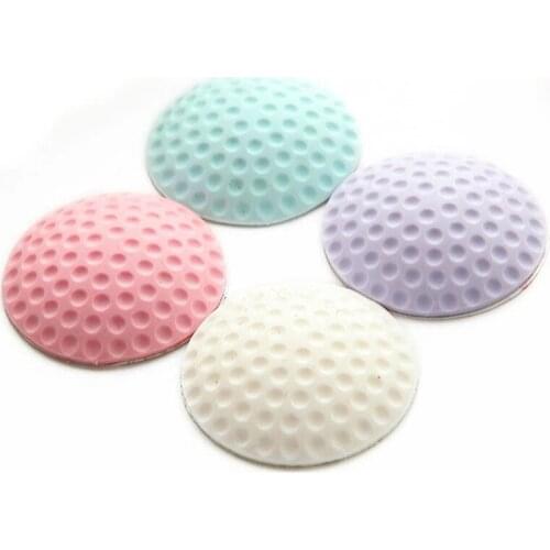Creative Wall Protector Door Handle Bumper Guard Stopper Anti-slip Sticker Self Adhesive Rubber Round Door Crash Pad Door Stops